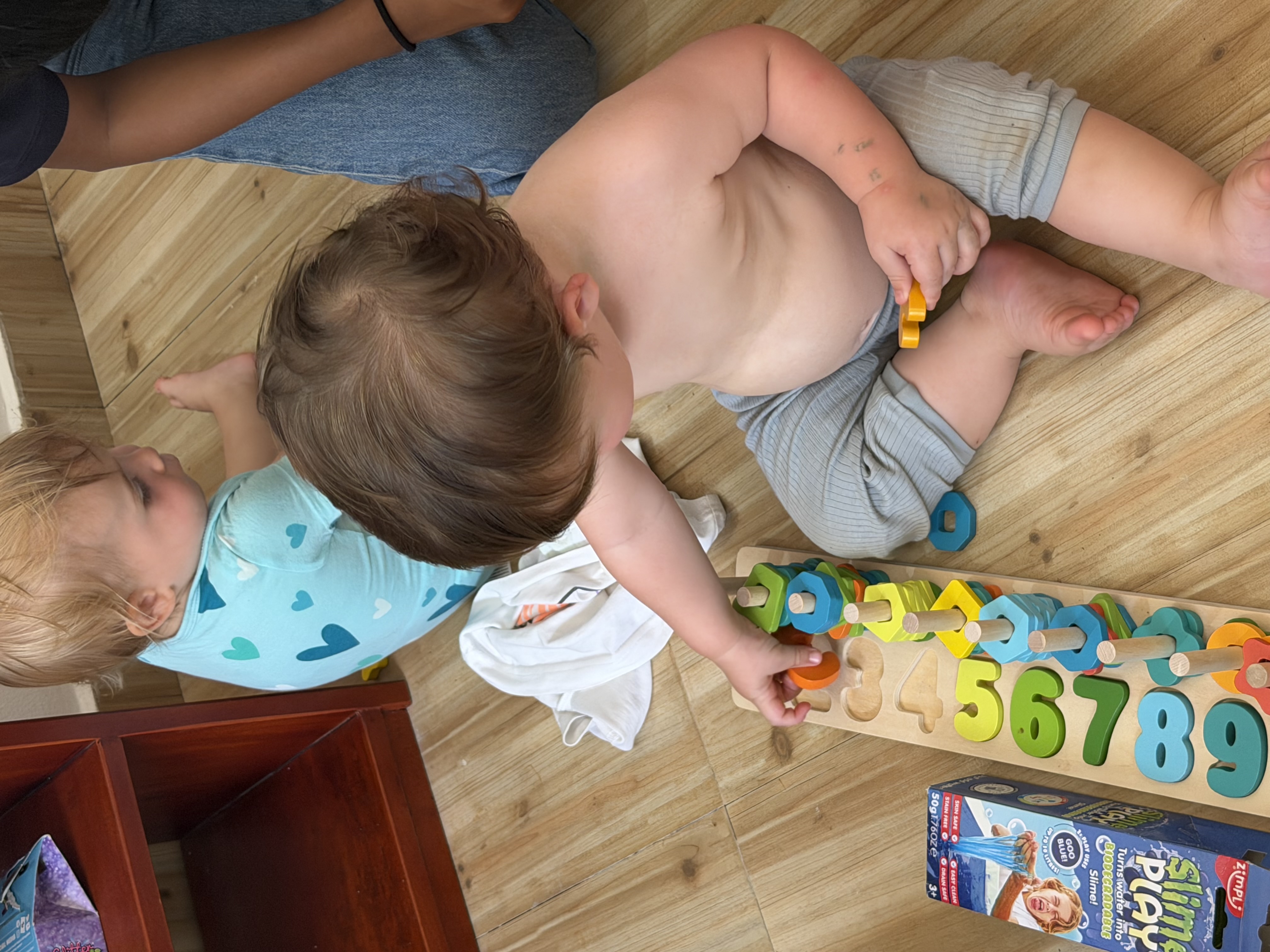 Children engaged in play activities